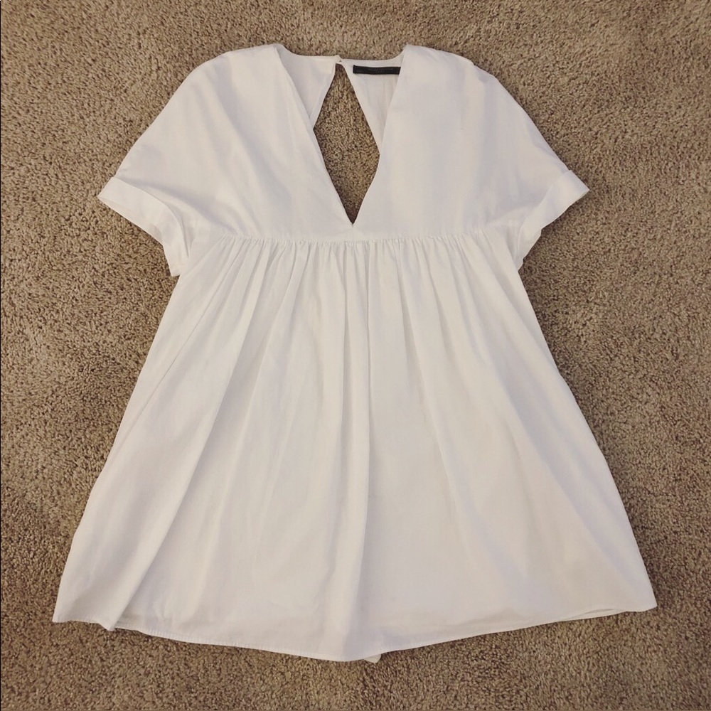 Zara polin babydoll dress